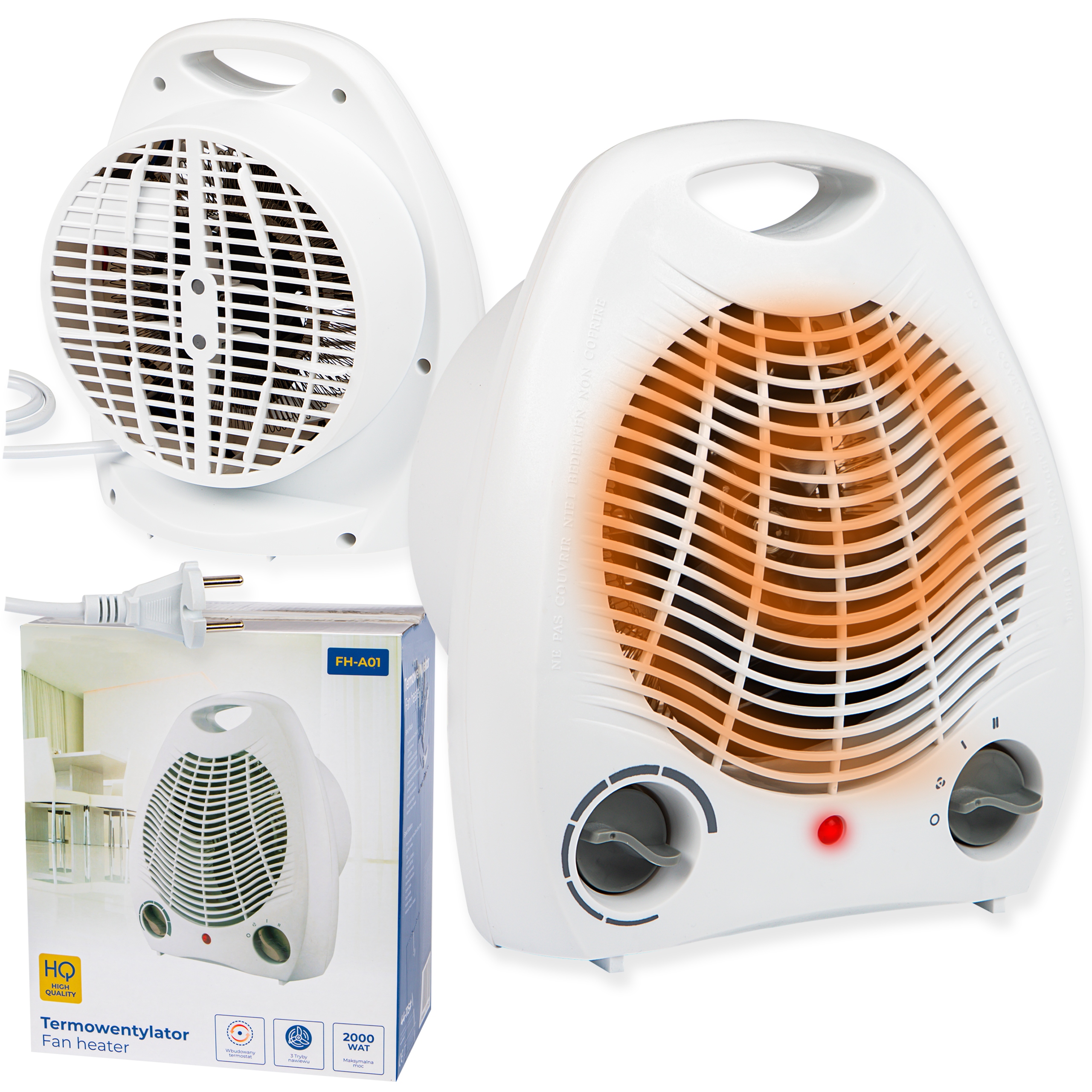 Ohrievač s ventilátorom MalýOhrievač s ventilátorom 2000 W Sporák 2000 W
